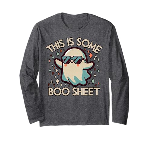 This is Some Boo Sheet Lustiges Halloween-Kostüm Herren Damen Langarmshirt This is Some Boo Sheet Lustiges Halloween-Kostüm Herren Damen Langarmshirt von Scary Halloween Fall Thanksgiving Trick 2023 Co.