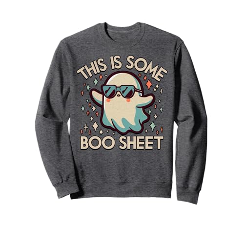 This is Some Boo Sheet Lustiges Halloween-Kostüm Herren Damen Sweatshirt von Scary Halloween Fall Thanksgiving Trick 2023 Co.