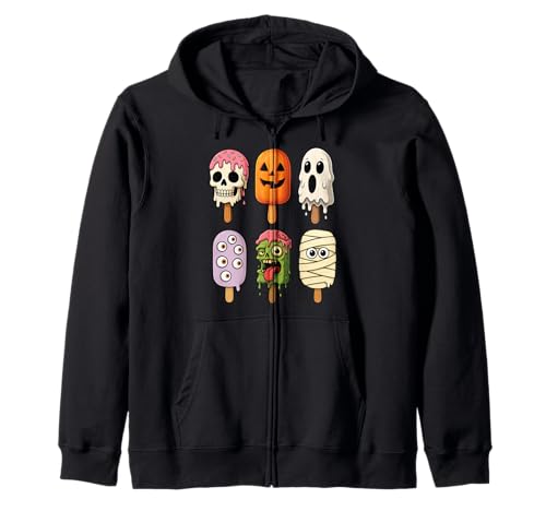 Halloween Monster Eiscreme Lustig Gruselig Jungen Mädchen Kinder Kapuzenjacke Halloween Monster Eiscreme Lustig Gruselig Jungen Mädchen Kinder Kapuzenjacke von Scary Halloween Ice Cream