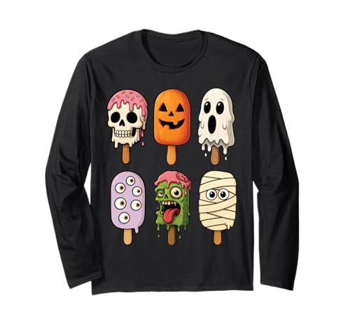 Halloween Monster Eiscreme Lustig Gruselig Jungen Mädchen Kinder Langarmshirt Halloween Monster Eiscreme Lustig Gruselig Jungen Mädchen Kinder Langarmshirt von Scary Halloween Ice Cream