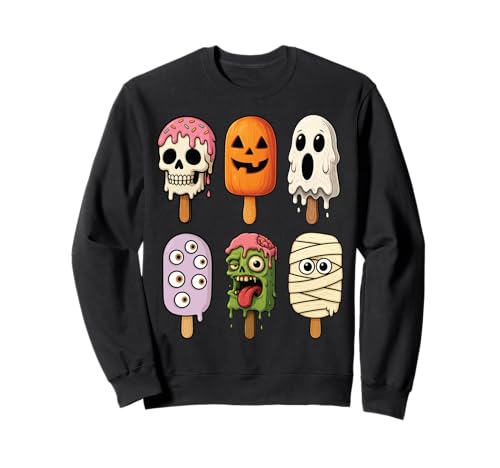 Halloween Monster Eiscreme Lustig Gruselig Jungen Mädchen Kinder Sweatshirt Halloween Monster Eiscreme Lustig Gruselig Jungen Mädchen Kinder Sweatshirt von Scary Halloween Ice Cream