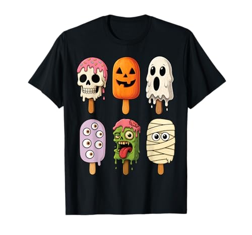 Halloween Monster Eiscreme Lustig Gruselig Jungen Mädchen Kinder T-Shirt Halloween Monster Eiscreme Lustig Gruselig Jungen Mädchen Kinder T-Shirt von Scary Halloween Ice Cream