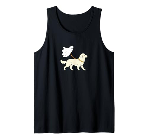 Flying Ghost Walking Great Pyrenees – Hund Mama Papa Haustier Tank Top von Scary Halloween Spooky Apparel for Men Women by RJ