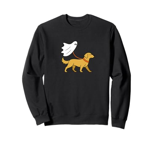 Flying Ghost Walking Labrador Lab – Hund Mama Papa Haustier Sweatshirt von Scary Halloween Spooky Apparel for Men Women by RJ