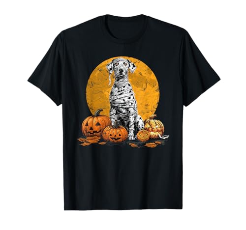 Dalmatiner-Mama gruseliger Halloween-Hundebesitzer T-Shirt Dalmatiner-Mama gruseliger Halloween-Hundebesitzer T-Shirt von Scary Pumpkin Funny Dalmatian Dog Halloween