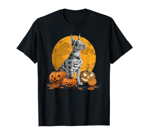 Dobermann Mama Gruselig Halloween Hundebesitzer T-Shirt von Scary Pumpkin Funny Doberman Dog Halloween