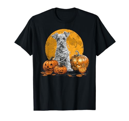 Schnauzer Mama Gruselige Halloween Hundebesitzer T-Shirt Schnauzer Mama Gruselige Halloween Hundebesitzer T-Shirt von Scary Pumpkin Funny Schnauzer Dog Halloween