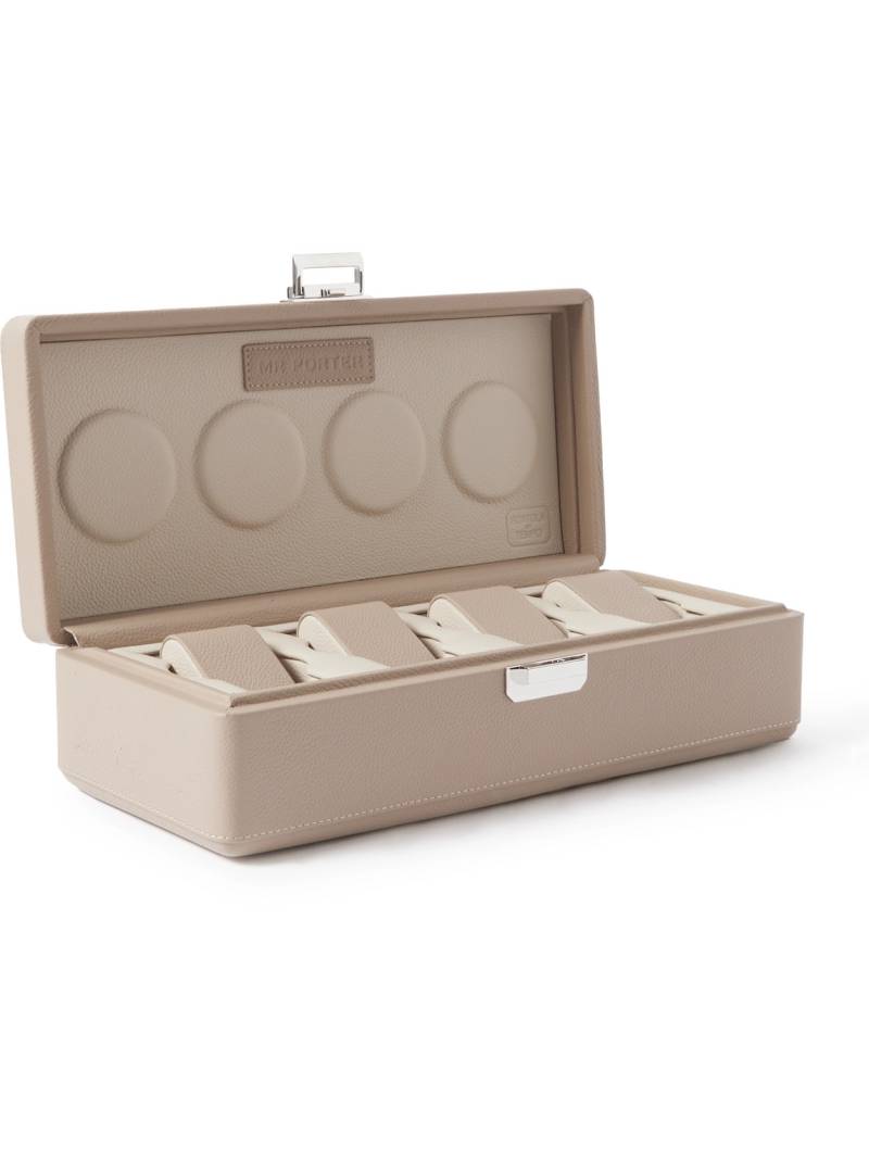 Scatola del Tempo - Full-Grain Leather Watch Box - Men - Neutrals von Scatola del Tempo