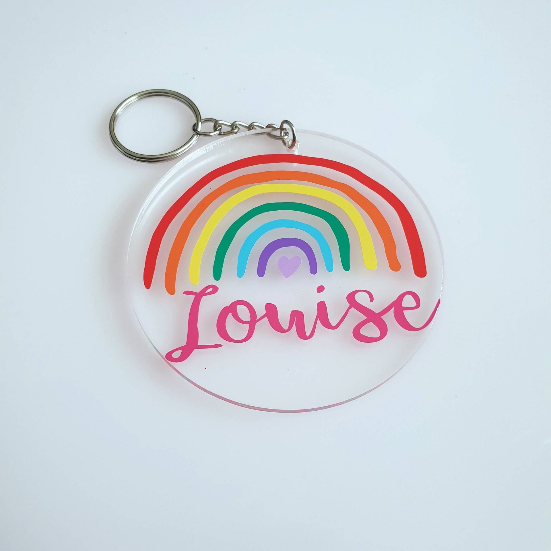 Personalisierter Regenbogen Schlüsselanhänger, Personalisierter Schlüsselanhänger Name Mit Schlüsselring, Geschenk Personalisierter Regenbogen Schlüsselanhänger, Personalisierter Schlüsselanhänger Name Mit Schlüsselring, Geschenk von ScatterlingDesigns