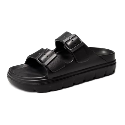 Plattform Sandalen Damen mit Arch Support, Sommer-Strandsandalen mit einstellbarer Schnallen, Bequeme Leichte Ultra Kissen EVA Sandalen von Scecocrs