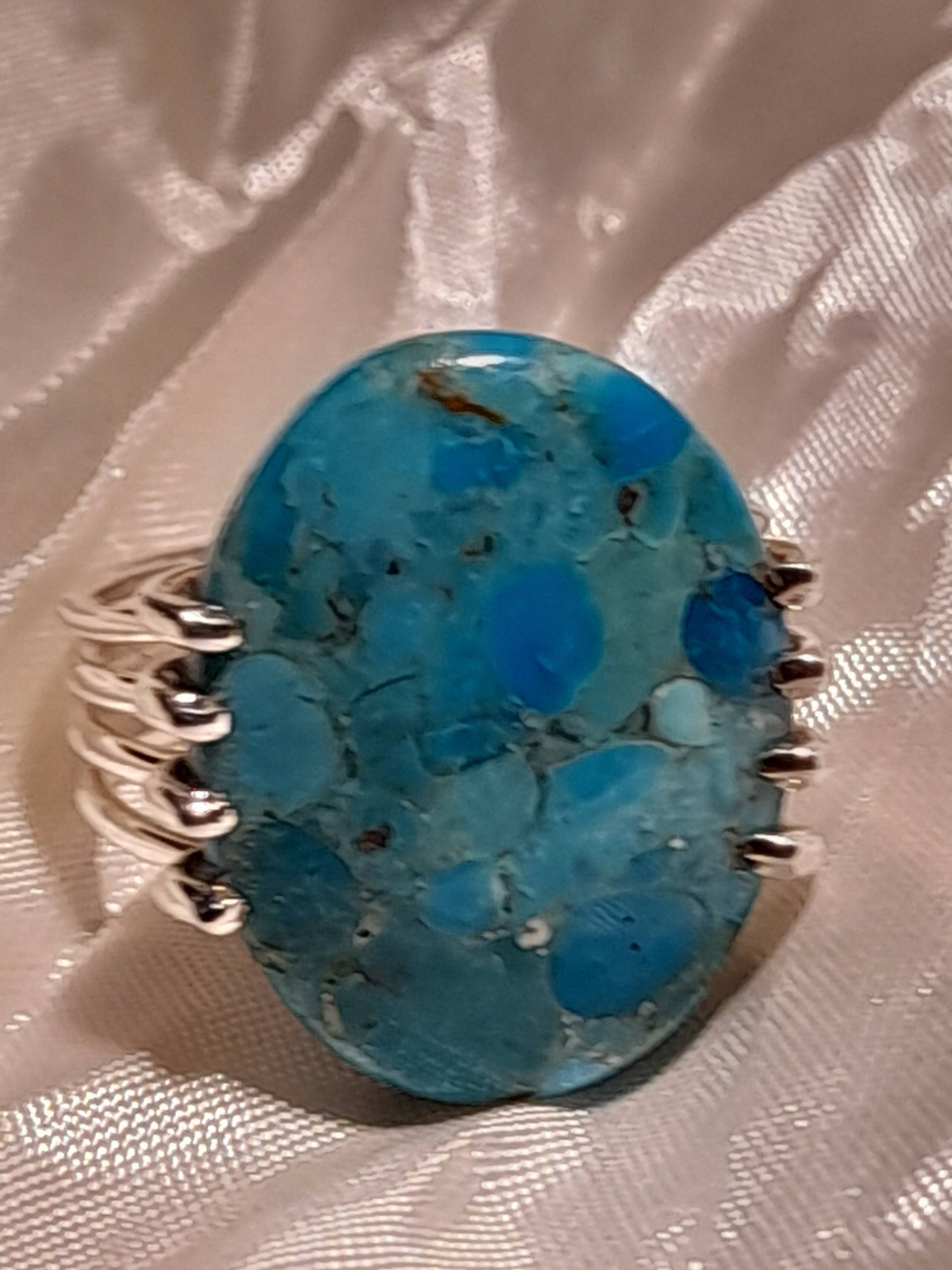 Ring Silber Türkis Größe 56 von Schabanag