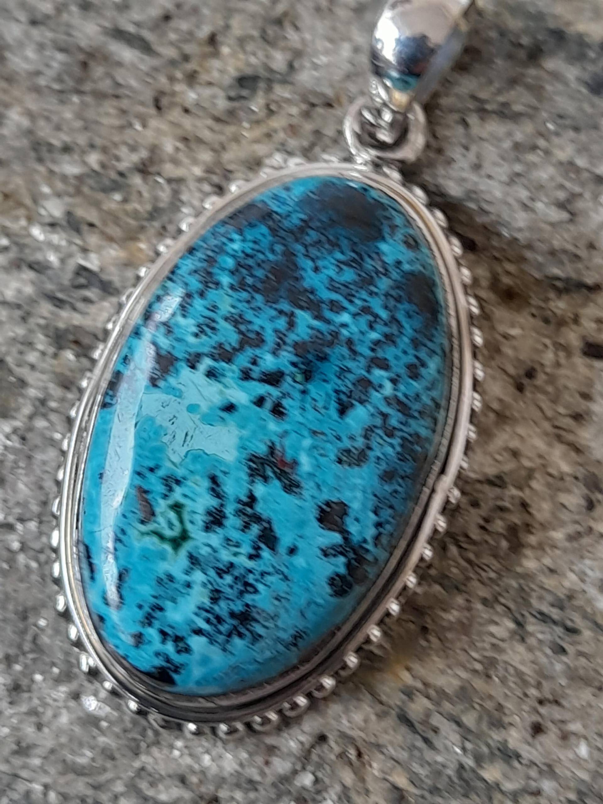 Schattuckit, Schattukit, Shattukit Oder Shatukitt Anhänger in Silber Gefaßt von Schabanag