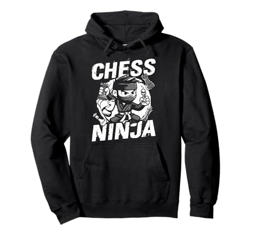 Chess Ninja Schach, Ninja, Kinder Pullover Hoodie von Schach, Ninja, Kinder Design