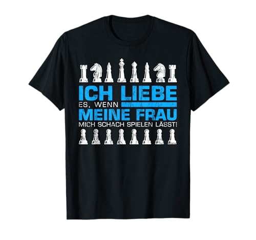 Schach Schachspiel Schachbrett Schachturnier Herren Outfit T-Shirt von Schachfiguren Outfits Zitate Sprüche Design