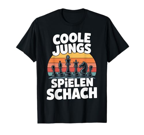 Coole Jungs Spielen Schach Lustiges Retro T-Shirt Coole Jungs Spielen Schach Lustiges Retro T-Shirt von Schachspieler Retro Coole Jungs Design