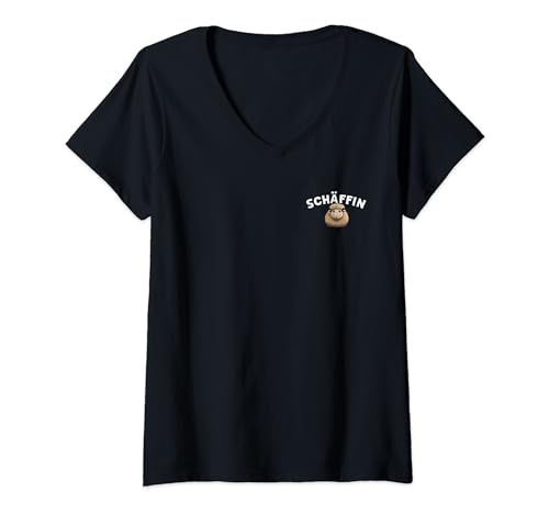 Damen Schäffin T-Shirt mit V-Ausschnitt von Schäffin