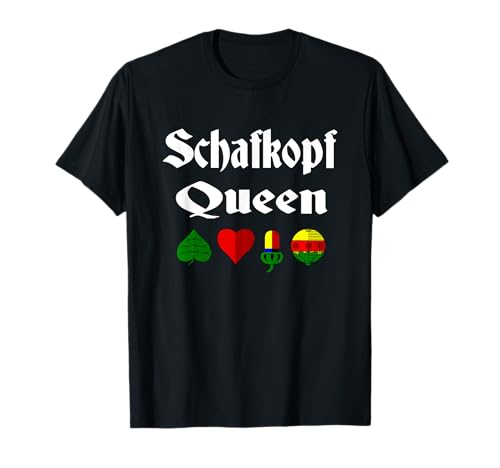 Girl Schafkopfer Schafkopferin Schafkopf Mädchen Dame T-Shirt von Schafkopfen & Schafkopfturnier Wirtshaus Sprüche
