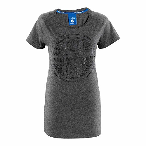 FC Schalke 04 T-Shirt Damen Signet anthrazit gr. L von Schalke S04