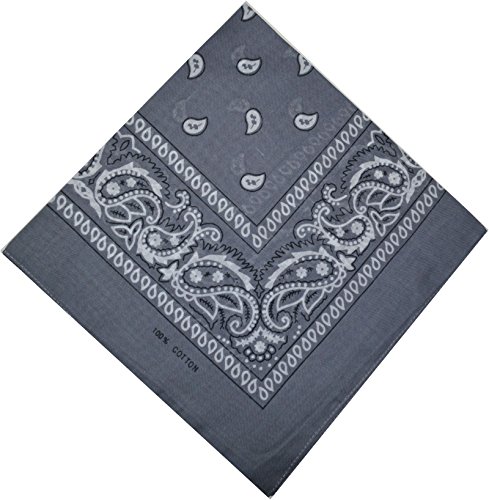 Schals & Tücher Bandana Halstuch Bikertuch Nickituch Kopftuch Baumwolle Mundschutz Piratentuch Grau Schals & Tücher Bandana Halstuch Bikertuch Nickituch Kopftuch Baumwolle Mundschutz Piratentuch Grau von Schals & Tücher
