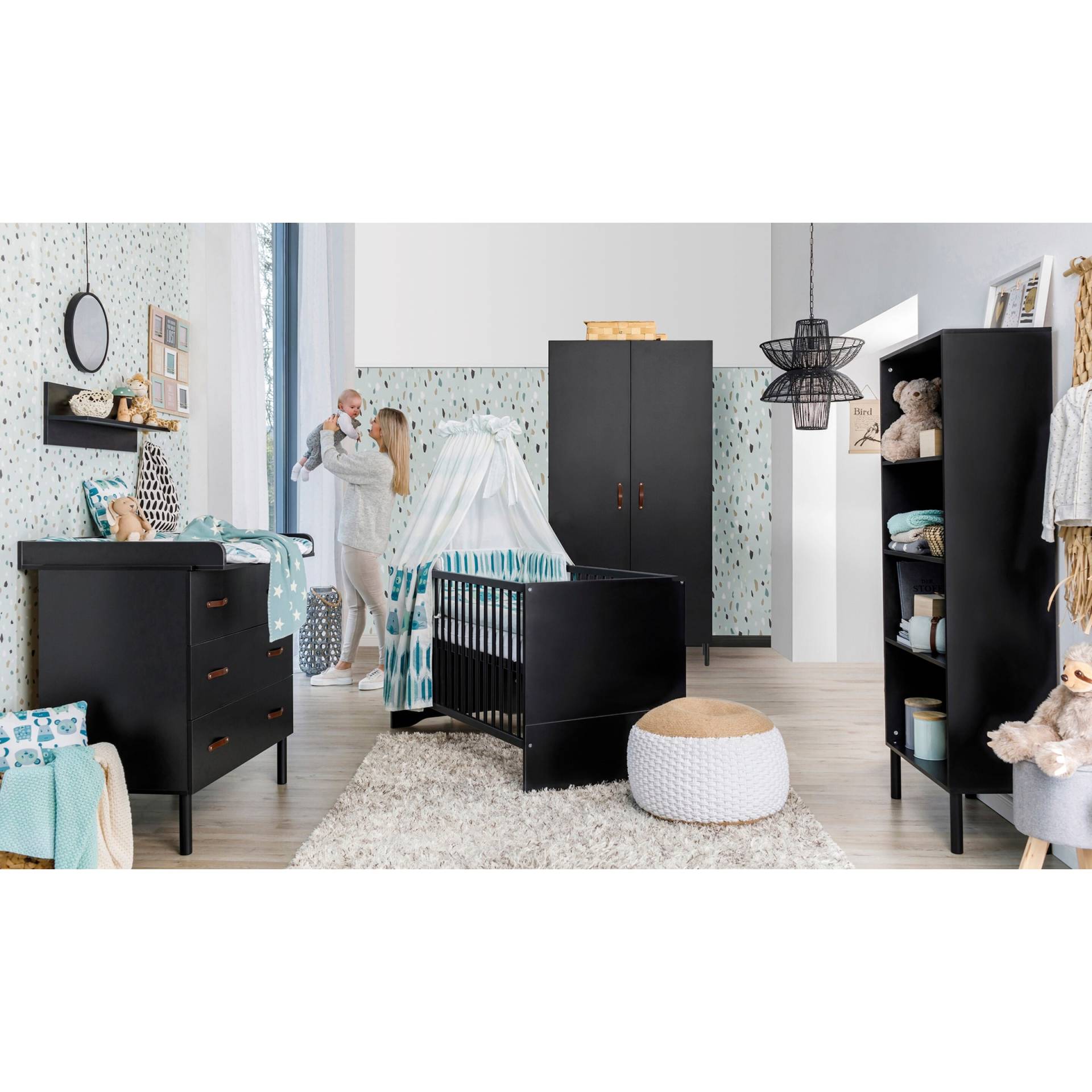 Schardt 3-tlg. Babyzimmer Melody mit 2-türigem Kleiderschrank von Schardt