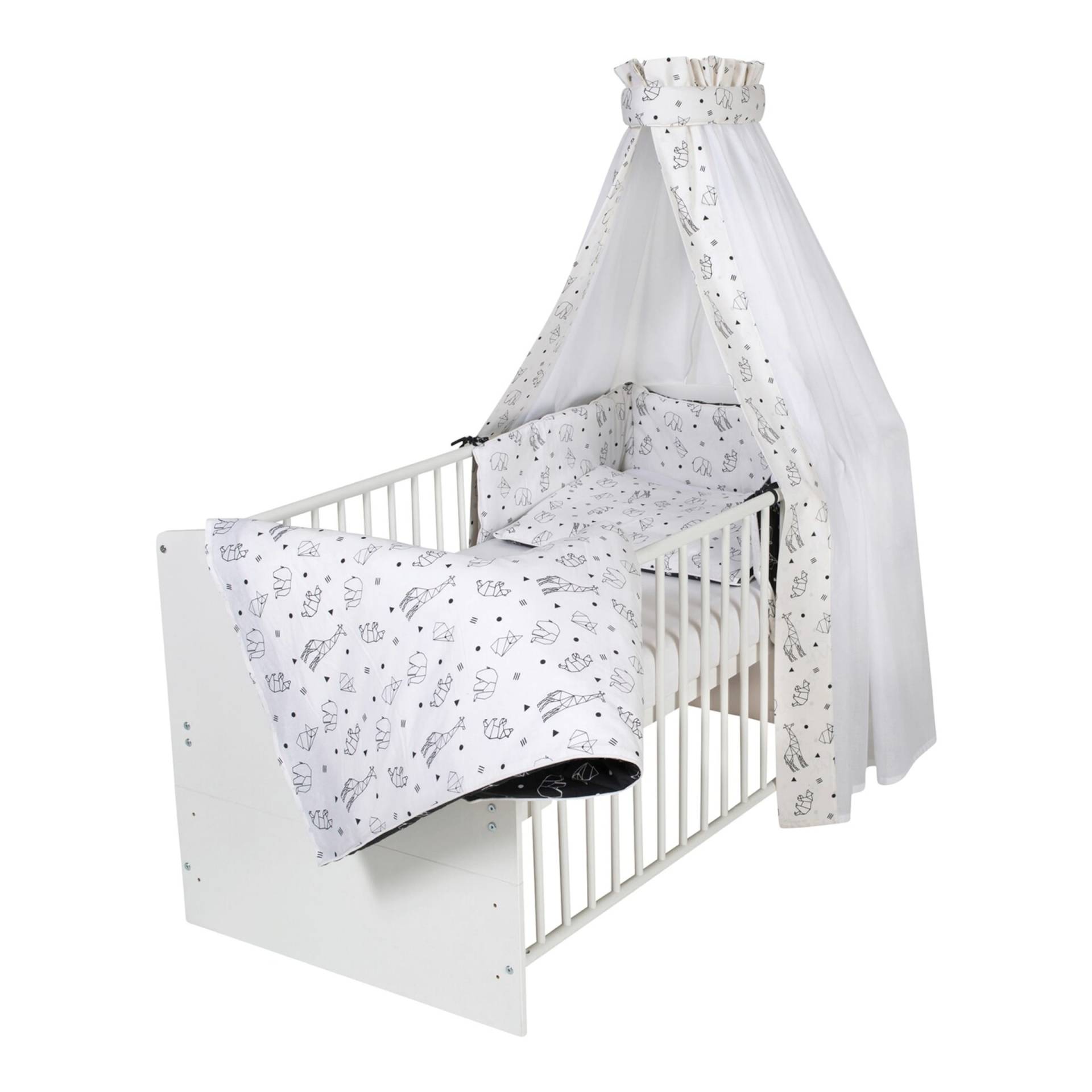 Schardt Babybett mit Ausstattung Classic White 70x140 cm von Schardt