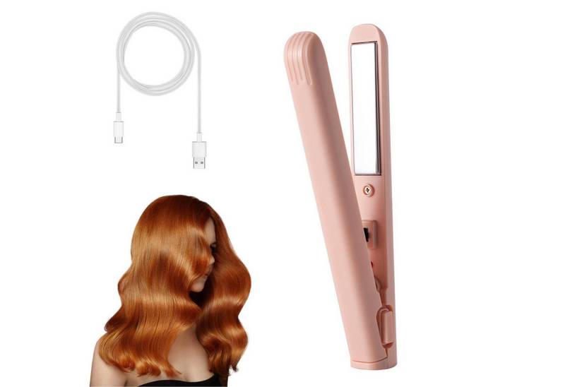 Scharön Lockendreher 2-in-1 Mini Lockenstab,USB-Lockenwickler Haarglätter, Kompakt und tragbar, ist es für unterwegs geeignet,Locken/Glätteisen Scharön Lockendreher 2-in-1 Mini Lockenstab,USB-Lockenwickler Haarglätter, Kompakt und tragbar, ist es für unterwegs geeignet,Locken/Glätteisen von Scharön