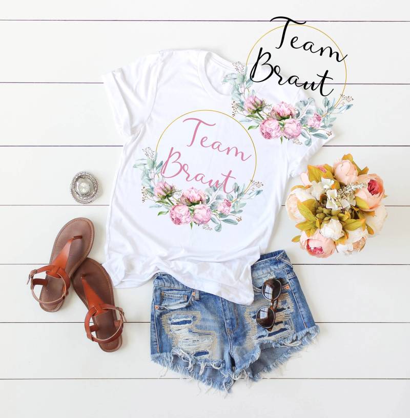 Bügelbild, Team Braut, Jga Party, Eukalyptus Kranz, Bügelbild Füt Jga; Junggesellinnenabschied von SchatzGeschenke