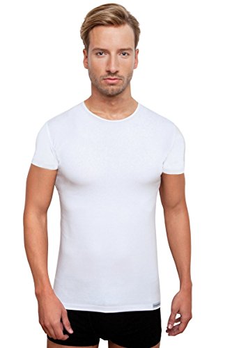 Schaufenberger Casual Kurzarm-Unterhemd Weiß O-Neck, Größe XL von Schaufenberger
