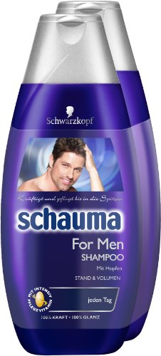 Schauma For Men Shampoo 2er Pack (2 x 400 ml) von Schauma