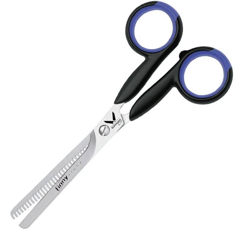 Schecker Haarschere Effilierschere für den Hund, (1-tlg), nur eine gezahnte Schneidfläche von Schecker