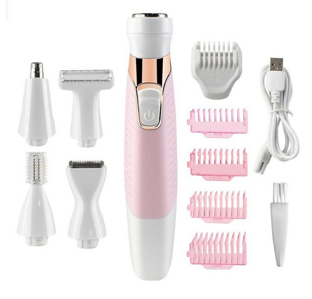 Scheiffy Elektrokörperrasierer Beauty-Trimmer Intimrasierer für frauen,5 in 1,USB-Aufladung von Scheiffy