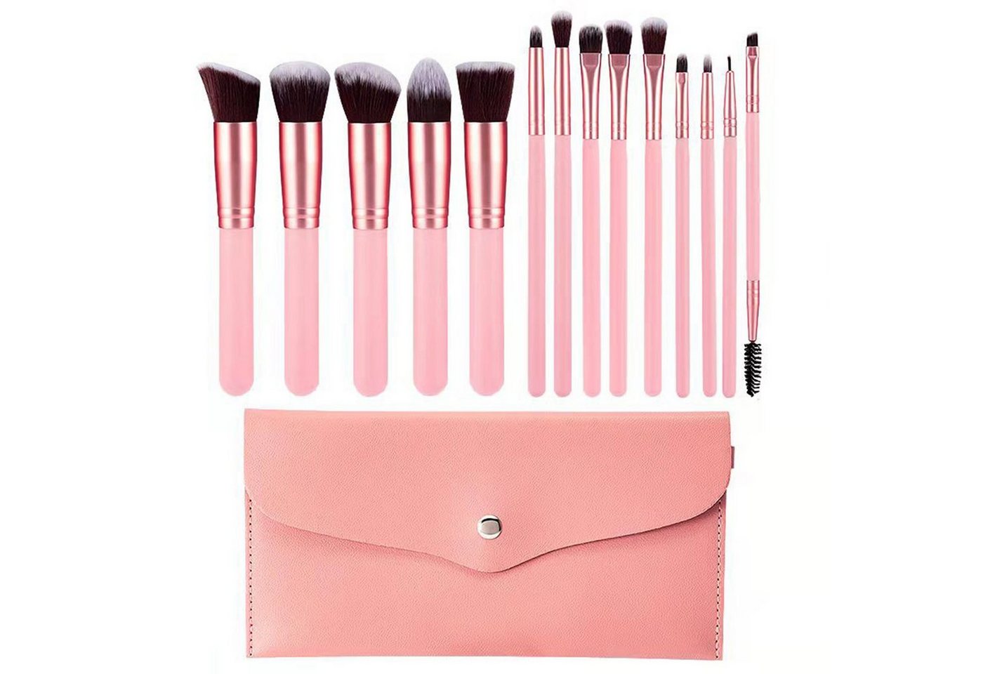 Scheiffy Kosmetikpinsel-Set Make-up-Pinsel,Lidschatten-Pinsel,Make-up-Pinsel-Set,14 Stück, Eyeliner Foundation Rouge Lippenkosmetik Bürsten für Puder von Scheiffy