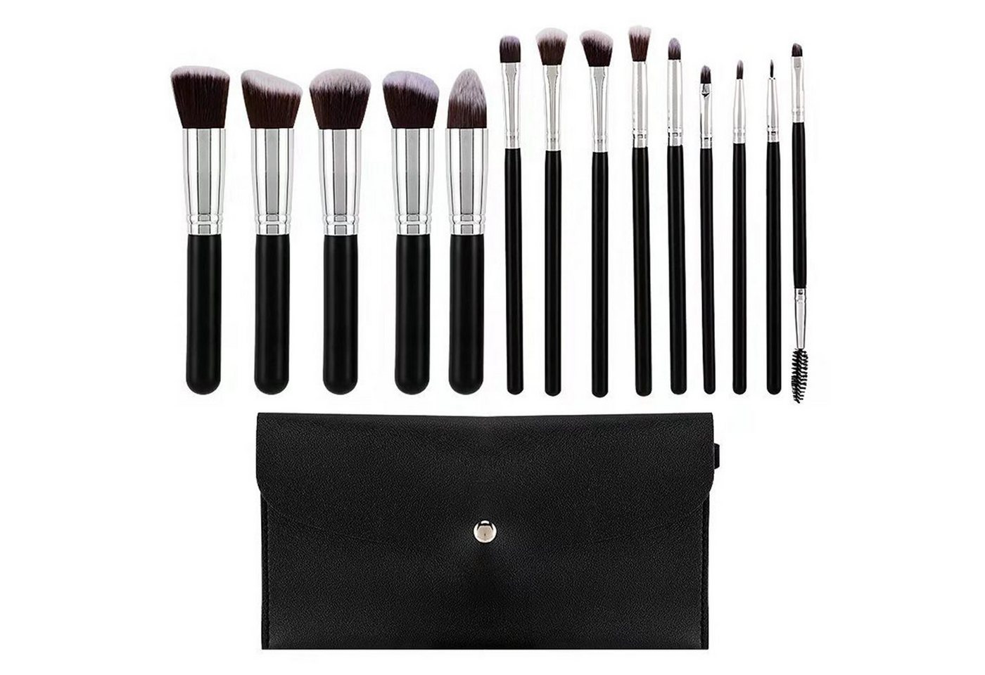 Scheiffy Kosmetikpinsel-Set Make-up-Pinsel,Lidschatten-Pinsel,Make-up-Pinsel-Set,14 Stück, Eyeliner Foundation Rouge Lippenkosmetik Bürsten für Puder von Scheiffy