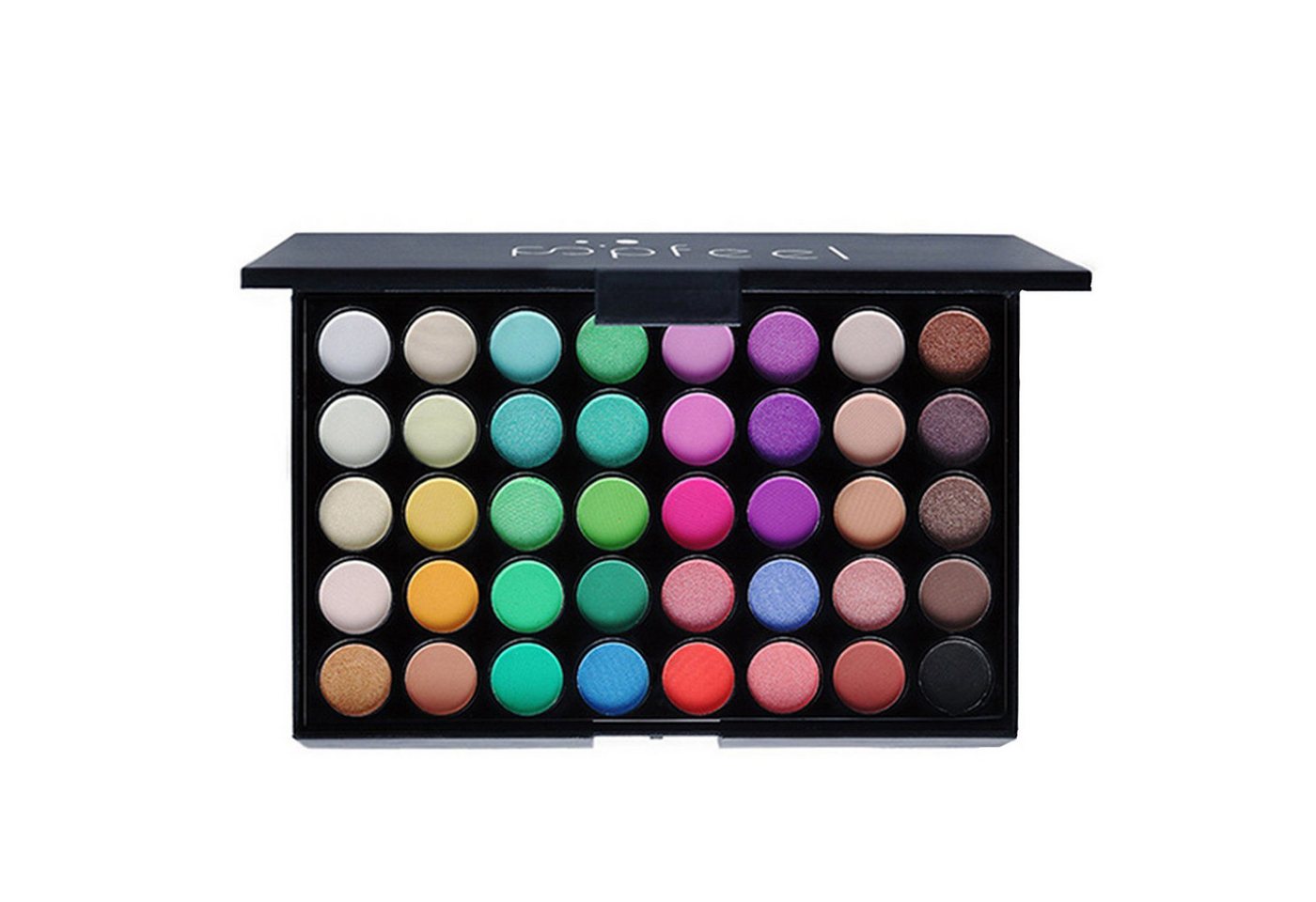 Scheiffy Lidschatten-Palette Make-up-Palette,40 Lidschattenfarben,matte und schimmernde Palette, Leicht zu färben von Scheiffy