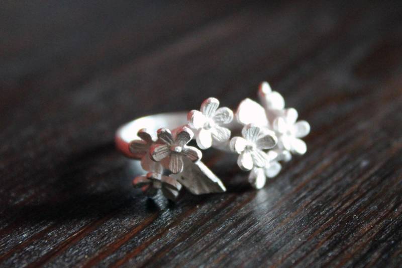 Silberring Blümchenkranz von ScheinerSchmuck