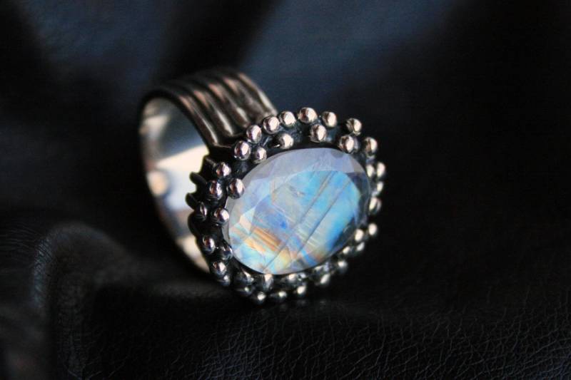 Silberring Prachtvoller Mondstein von ScheinerSchmuck