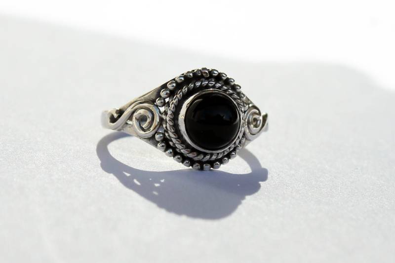 Silberring Principessa Onyx von ScheinerSchmuck