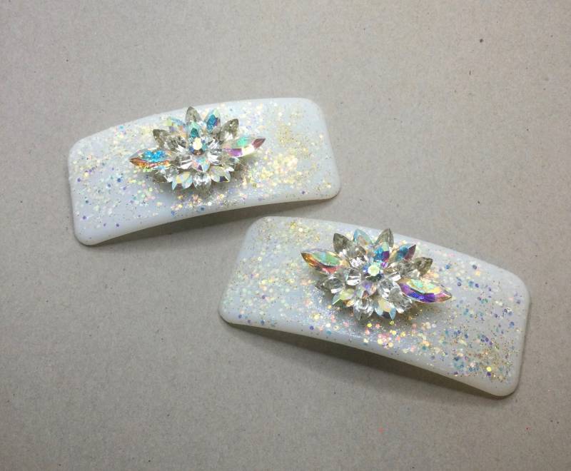 Aurora Borealis Barrette Set von SchellerHouse