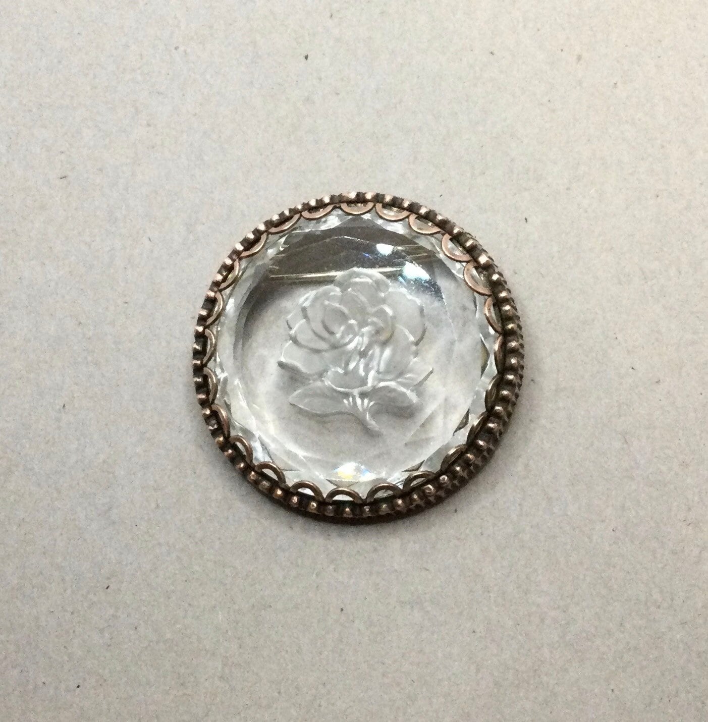 Gothic Glas Rose Pin Gothic Glas Rose Pin von SchellerHouse