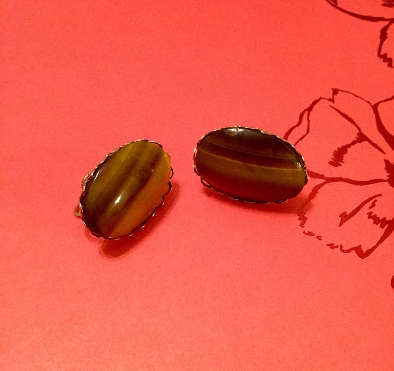 Tiger Eye Ohrringe Tiger Eye Ohrringe von SchellerHouse