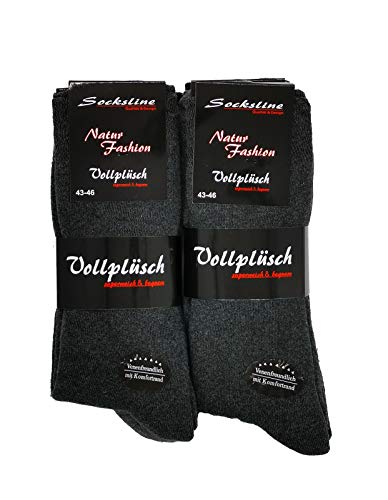 Vollplüsch Socken warm und flauschig venenfreundlich ohne Naht ohne Gummi Herrensocken 85% Baumwolle 6 Paar Plüsch 39-42 Herren Vollplüsch Socken warm und flauschig venenfreundlich ohne Naht ohne Gummi Herrensocken 85% Baumwolle 6 Paar Plüsch 39-42 Herren von Schenk