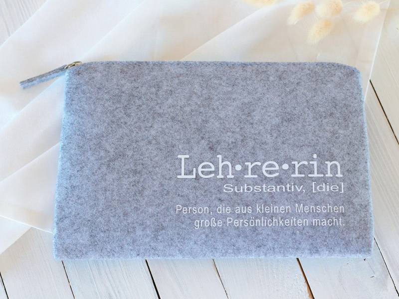 Geschenk Lehrerin Abschied Grundschule, Mäppchen, Kosmetiktasche, Dankeschön, Geschenkidee Geschenk Lehrerin Abschied Grundschule, Mäppchen, Kosmetiktasche, Dankeschön, Geschenkidee von SchenkenDeLuxe