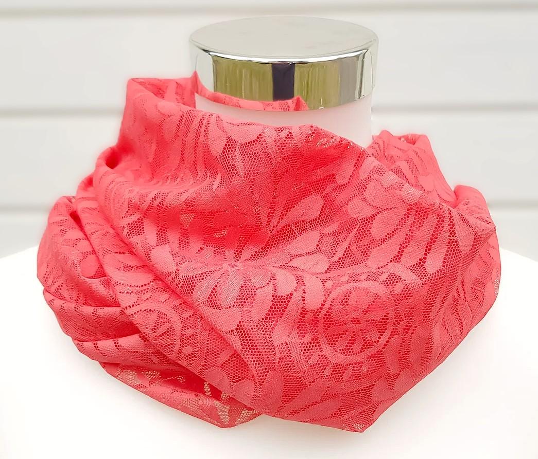 Sommerloop Aus Netzstoff, Mesh in Rot Sommerloop Aus Netzstoff, Mesh in Rot von SchenkenoderBehalten