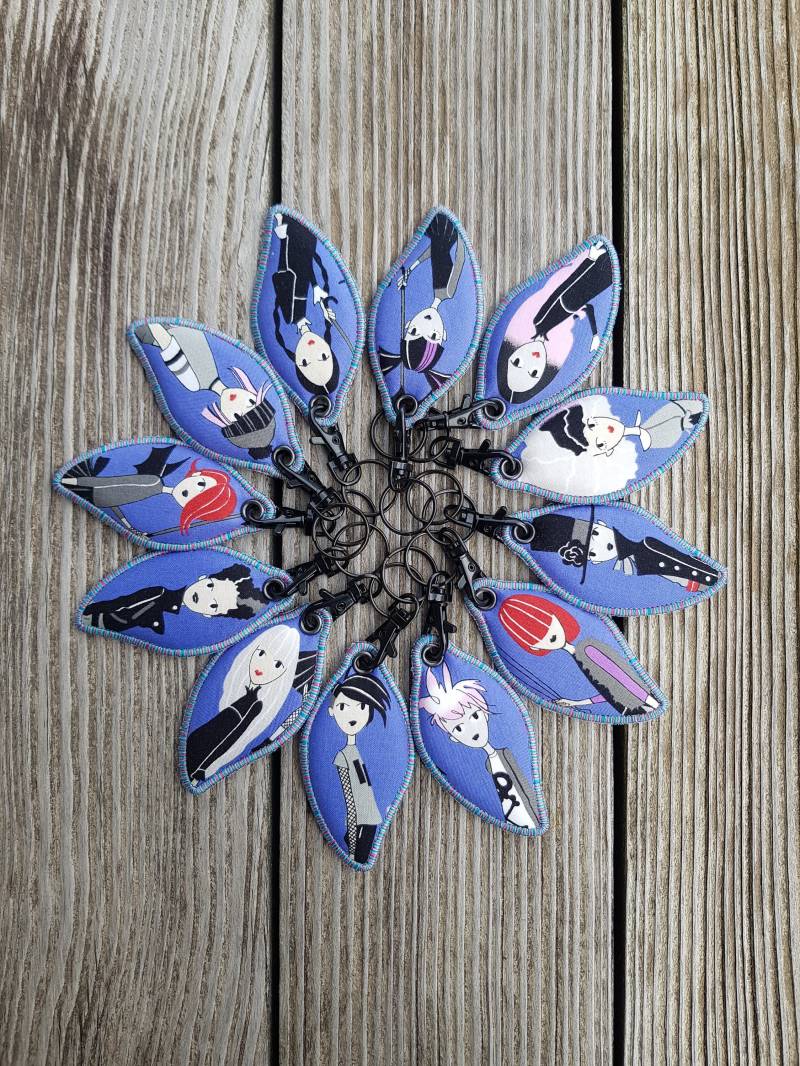 No 1 - 6 Alexander Henry Going Goth Schlüsselanhänger/Tags Ca. 10 X 5 cm von Scherenschwester