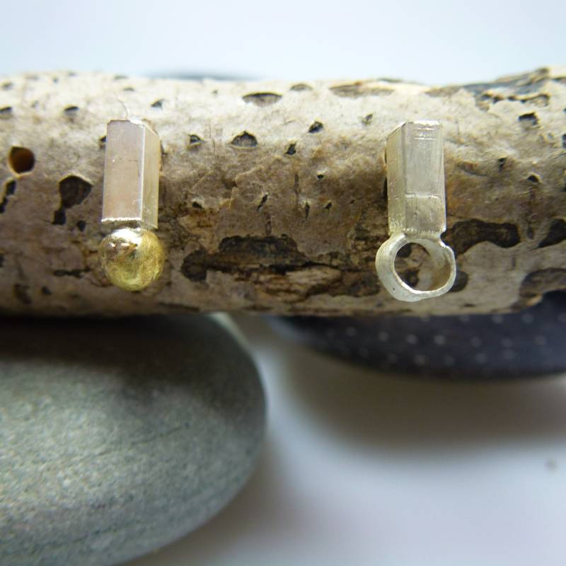 Handgefertigte, Aus Fairtrade Silber, Ohrstecker Mit Einer Goldkugel, Geschenkidee, Scherkschmuck.etsy.com Handgefertigte, Aus Fairtrade Silber, Ohrstecker Mit Einer Goldkugel, Geschenkidee, Scherkschmuck.etsy.com von ScherkSchmuck