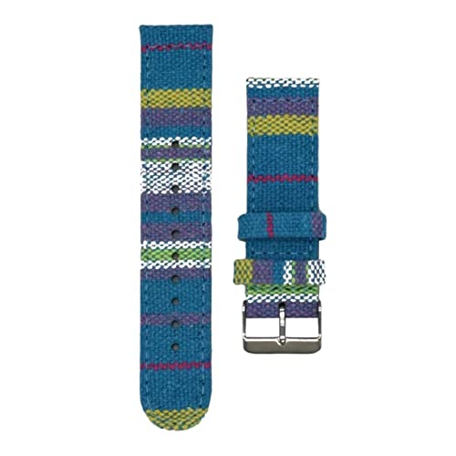 20mm bis 22mm mehrfarbiges Tribal-Muster, das Nylon-Uhrenarmband-Armband-Zubehör bedruckt.Strapazierfähiges, verschleißfestes Uhrenarmband, 20mm. von Scherry