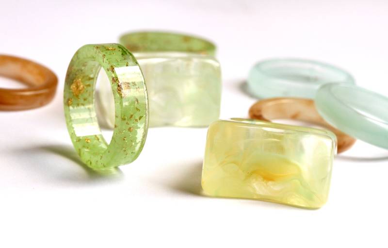 Ring Resin Chunky/Harz Geschenk Für Sie Statement von SchickiMi