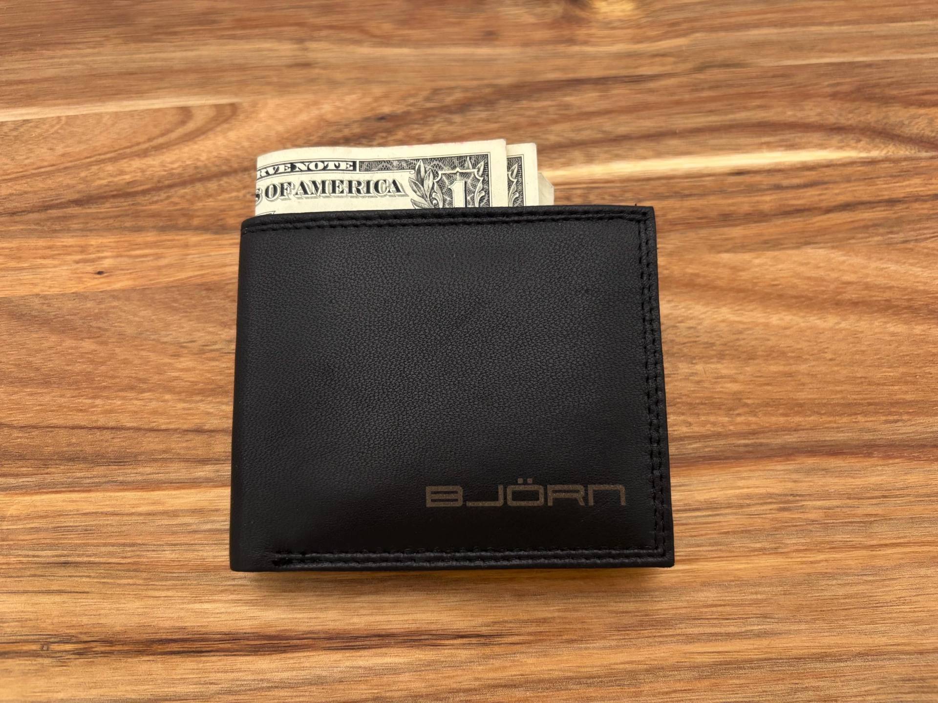 Personalisierte Geldbörse Brieftasche Echtleder Herren Geschenk Mit Rfid Schutz von SchieresDesign