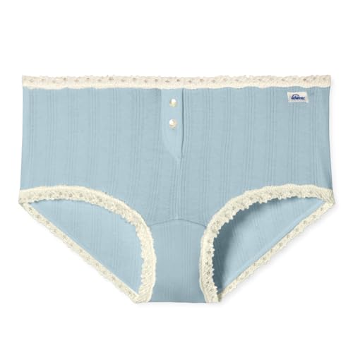 Schiesser Revival, Damen Micro Pants Agathe, hellblau, 38 von Schiesser Revival