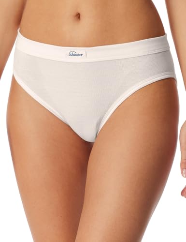 Schiesser Revival Damen Tai - Paula Slip, Off-White_182530, 38 EU von Schiesser Revival